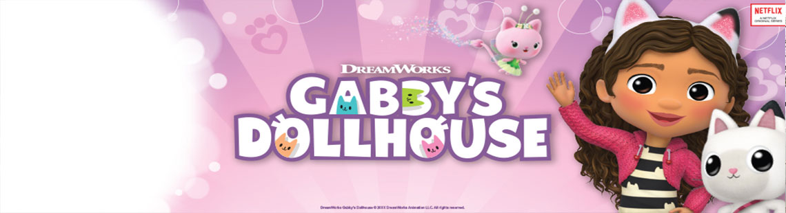 Gabby's Purrfect Dollhouse with Gabby and Pandy Paws Figures (3+ Yrs), Gabby's  Dollhouse
