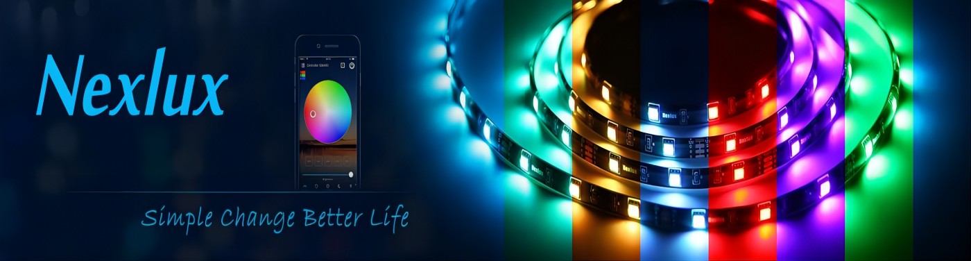 Nexlux LED Lights for 58 Inch TV TV Backlight 8.2ft USB LED Light Strip APP  Controlled with Remote, DIY Colors TV 5050 LED Indoor Gaming Lights